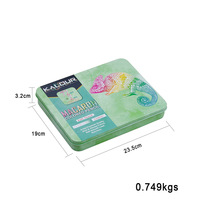 KALOUR72 Crayons de couleur huileux Macaron Crayons de couleur professionnels pour la peinture artistique Crayons de peinture KL-MCCP072 24 ensembles/boîte
