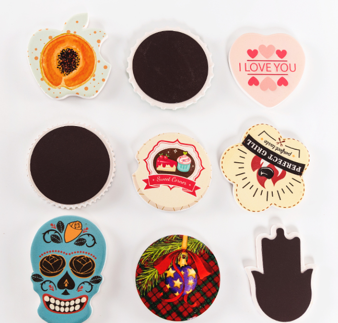 Custom 3D PVC Resin Cartoon Anime Magnetic Board Food Refrigerator Fridge Magnet Rubber Souvenirs set Decoration Sheet