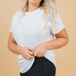 Vêtements de maternité de haute qualité avec logo personnalisé pour les mères, <span class=keywords><strong>t</strong></span>-<span class=keywords><strong>shirt</strong></span> d'allaitement à manches courtes, vêtements avec fermetures éclair invisibles sur les deux cô<span class=keywords><strong>t</strong></span>és - Product Image 2