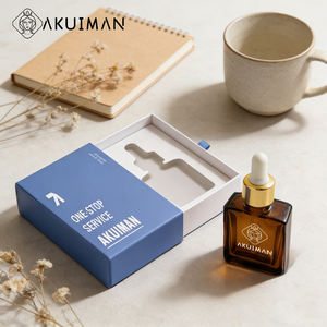 Botellas vacías de vidrio oscuro de lujo personalizadas para aceite capilar con gotero - Product Image 3