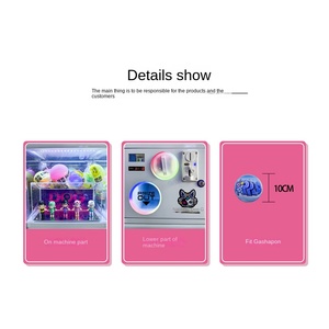 Mini kim loại viên nang Đồ chơi máy bán hàng tự động đồng tiền hoạt động thương mại Snack giải thưởng cho công viên giải trí trung tâm mua sắm arcades - Product Image 5