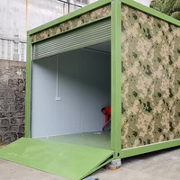 Grand garage conteneur modulaire pour le stockage de matériel agricole et le stationnement familial des voitures