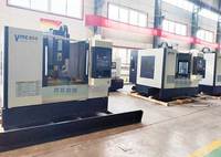 Centre d'usinage vertical CNC 3 axes ShanDong HR VMC650, structure rigide, équipement de fraisage des métaux