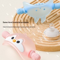 Jouets de dentition pour bébés en silicone souple sans BPA, personnalisés OEM, de qualité alimentaire, protègent les mains et préviennent les irritations des gencives