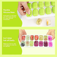Nouveaux arrivages de moules à sucettes glacées en silicone écologique avec logo personnalisé Sucette glacée en plastique Plateau de fabrication de sucettes glacées pour enfants
