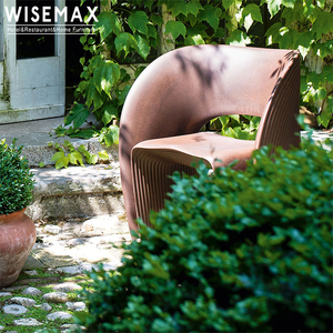 Meubles de patio d'extérieur en <span class=keywords><strong>plastique</strong></span>, chaise de jardin, <span class=keywords><strong>fauteuil</strong></span> de salle à manger, chaise en <span class=keywords><strong>plastique</strong></span> coloré pour restaurant et café, noir et blanc - Product Image 6