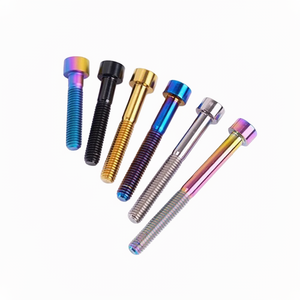 Vis de roue en titane de qualité OEM, M6, à tête hexagonale Allen, zinguées, pour capuchons de potence, vis personnalisées pour VTT et vélos de route - Product Image 3