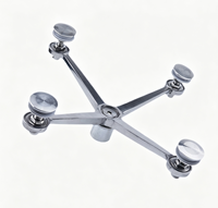 Support de fixation pour auvent mural en verre en acier inoxydable 304, modèle 250, accessoire de connexion pour mur-rideau