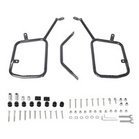 TRK502 Support de boîte à montage latéral en acier inoxydable Support de porte-bagages en acier au carbone pour motos Boîtes en aluminium