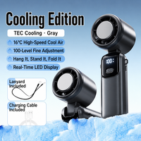 Ventilateur portable rafraîchissant 2026 avec affichage numérique USB, moteur sans balais pliable, contrôle de vitesse progressif, autonomie de 8 à 12 heures
