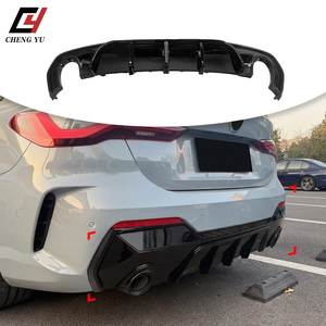 Diffusore Posteriore Stile MP in ABS con Opzione Luce LED in Nero Lucido o Look Carbonio per <span class=keywords><strong>BMW</strong></span> <span class=keywords><strong>Serie</strong></span> <span class=keywords><strong>4</strong></span> <span class=keywords><strong>2020</strong></span>+ G22 G23 Kit Paraurti Sportivo - Product Image 5