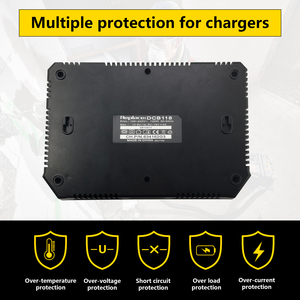 <span class=keywords><strong>Chargeur</strong></span> double canal avec fonction onduleur pour adaptateur <span class=keywords><strong>Dewalt</strong></span>, interface de sortie multifonctionnelle, <span class=keywords><strong>chargeur</strong></span> de batterie largement compatible - Product Image 5
