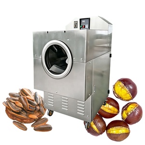 Máquina Tostadora de Nueces y Semillas de Bajo <span class=keywords><strong>Precio</strong></span>, 30-60 kg/h, Tostador de Tambor Electromagnético para Almendras y Castañas - Product Image 6