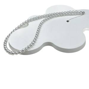 Collar de Perlas Akoya Naturales de Agua Dulce al por Mayor, Oro de 18K, Perlas de 5-6mm en Blanco Frío Aurora con Varios Colores Lino - Product Image 5