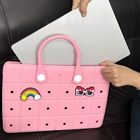 Sac à main pour ordinateur portable en EVA, léger, moderne, durable, imperméable, avec logo personnalisé, pour voyage en Corée, vente en gros