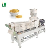 Usine de production de couscous et de grains de riz fortifiés Équipement d'extrusion à double vis et machines de séchage