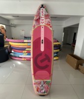 PF OEM nouveau design rose pagaie planche de surf qualité supérieure 450LB pêche debout planche à pagaie gonflable SUP planche