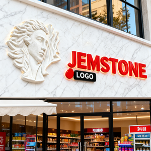 Enseigne de magasin de luxe personnalisée, lettres 3D LED, lettres en métal rétroéclairées, enseigne LED extérieure pour la publicité - Product Image 4