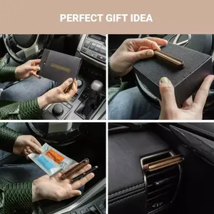 Mental Car Intérieur Désodorisant Évent Clip Sortie Climatisation Diffuseur Solide Arôme <span class=keywords><strong>Parfum</strong></span> Bâton pour Voiture Générale - Product Image 4
