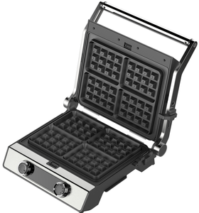 Grill à Contact électrique avec minuterie et contrôle de la température, machine à sandwichs à quatre plaques détachables, revêtement <span class=keywords><strong>mon</strong></span>-stick - Product Image 6