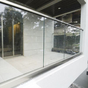 库存12 18毫米钢化玻璃围栏用铝u型通道 - Product Image 5