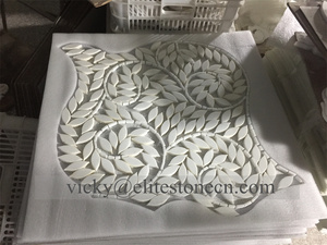 กระเบื้องโมเสคหินอ่อนสีขาวเบียนโก คาร์รารา และธัสโซส สำหรับผนังและพื้น - Product Image 5