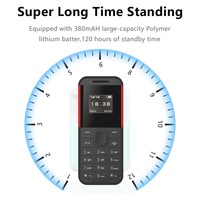 Mini teléfono móvil pequeño BM222, tarjeta Dual, modo de espera Dual, Mini desbloqueo, marcador de teléfono móvil, marcador de 0,66 pulgadas, batería de 380mAh, teléfono