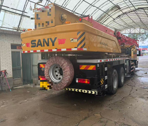 Grue sur camion Sany 25 tonnes 2019 STC250S, cinquième génération, flèche à 5 sections, 40,5 mètres, plus de 30 000 kilomètres de conduite, boîte de vitesses, moteur, pompe - Product Image 3