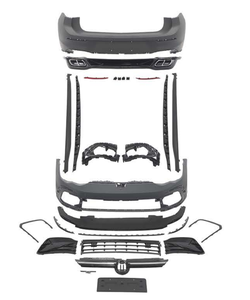 Accessoires automobiles de haute qualité pour VW Golf 8 à R <span class=keywords><strong>Line</strong></span>, comprenant l'ensemble pare-chocs avant et arrière avec calandre, jupes latérales et diffuseur arrière - Product Image 1