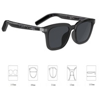 Lunettes audio intelligentes IA avec commande vocale sans fil, design ergonomique, suppression du bruit et lecteur de musique