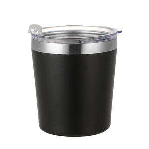 Vaso de acero inoxidable de 8 oz con aislamiento al vacío para bebidas frías y calientes, portátil para viajes, con pajita. - Product Image 5