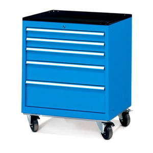 Fami Flexa Series <b>Drawer</b> Cabinet 5 <b>Drawers</b> Blue Ral5012 <b>Tool</b> Storage Cabinet - Product Image 3