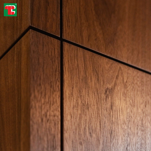 Plaque de chêne blanc de Guangzhou stratifiée décorative et en bois dur de 18 mm, <span class=keywords><strong>contreplaqué</strong></span> en placage de noyer de 3 mm 4x8 pour panneaux muraux découpés au laser - Product Image 1