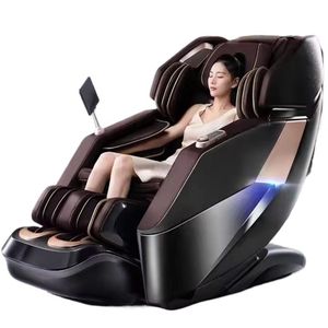 Manipulador 4D de lujo, silla masajeadora eléctrica de aire Shiatsu moderna, masaje de cuerpo completo de 150kg con funciones rodantes de calefacción para pies - Product Image 3