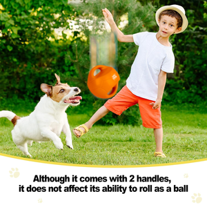 AFP-Jouet à Mâcher Inteactive pour Chien, Jouet à Mâcher en Caoutchouc Durable avec <span class=keywords><strong>2</strong></span> Poignées, avec Son de Giggle - Product Image 4