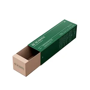 Geri dönüşümlü kağit kutu zarif kozmetik ambalaj karton kutu karton kek hediyeler için kozmetik karton