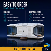 Maison conteneur moderne à faible coût, espace mobile pop-up, pod pour boutique de détail, bureau, café de rue