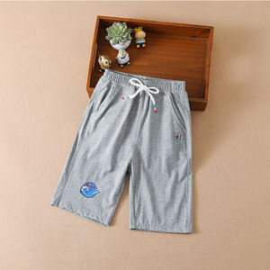 Shorts de sport en coton pour garçons, vente en gros, personnalisables, pour tout-petits, enfants, bébés, décontractés, tissés, unis, imprimés, maintien moyen 500 156 - Product Image 1