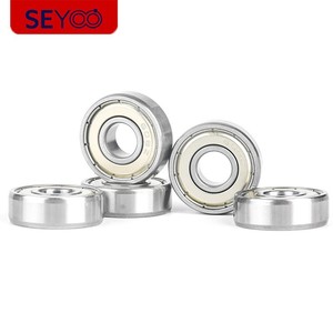 Rodamientos de Bolas de Ranura Profunda SeYoo 608 10x22x7mm ZZ Sellados de Acero Cromado P0 Precisión Métrica para Herramientas Motorizadas - Product Image 1