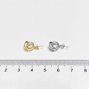 อุปกรณ์ทำเครื่องประดับมุก DIY 31373 ตัวจับจี้เงินแท้ S925 สำหรับลูกปัดกลมขนาด 10-13 มม. จี้สร้อยคอหยกแฟชั่น - Product Image 4