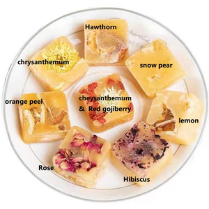 Xanadu <span class=keywords><strong>roman</strong></span> chinois beau sucre de roche marron naturel fleurs à base de plantes cachées dans la boule de miel 7 <span class=keywords><strong>saveurs</strong></span> vente en gros - Product Image 2