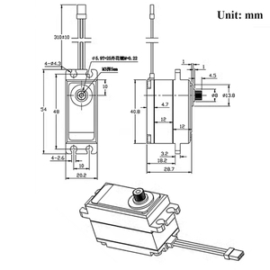 Servo Digital de Bajo Perfil TD-9412MG de 12 KG con Alto Torque, Motor de Escobillas de Carbón Totalmente Metálico, 180/270/360 Grados para Coche RC <span class=keywords><strong>1</strong></span>:<span class=keywords><strong>10</strong></span> <span class=keywords><strong>1</strong></span>:8 y Robot - Product Image 6