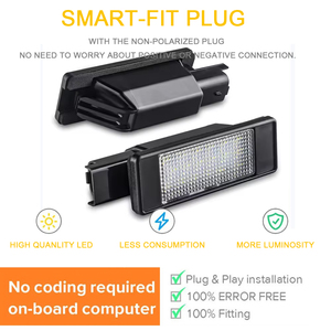 Luz LED para Matrícula de Citroën C5 Tourer Wagon Grand 4 Picasso C3 III <span class=keywords><strong>C4</strong></span> <span class=keywords><strong>Cactus</strong></span> Peugeot 3008 II 208 2008 308 207 CC - Product Image 5