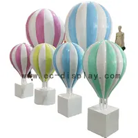 Fiberglass Hot Air Balloon Sculpture, Party Decor, Event