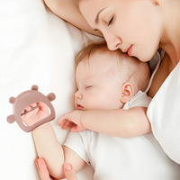 Jouets de dentition en silicone colorés, anneau de dentition pour bébé, anneau de dentition pour bébé sans BPA pour les jouets
