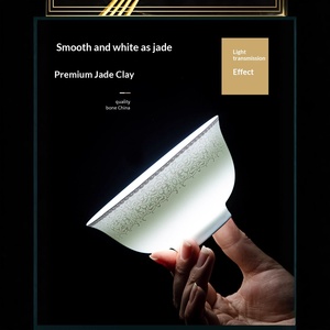 Service de vaisselle et couverts en céramique de luxe léger Jingdezhen 2025, haute valeur, pour la maison - Product Image 3