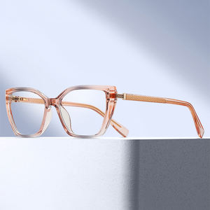 Monture de <span class=keywords><strong>lunettes</strong></span> MS 81571 pour femmes certifiée CE Prescription Blue Light Blocking Optical Colored Stylish Spectacle Frames - Product Image 1