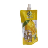 Pochette à jus de taille personnalisée sac en plastique avec bec verseur boisson debout Doypack emballage alimentaire impression récipient à boisson personnalisé