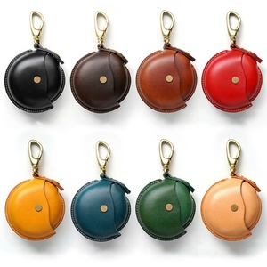 Leather First Layer Leather Retro Handmade Round Coin <b>Purse</b> Small Storage Bag Custom Creative Gift Coin Bag - Product Image 6