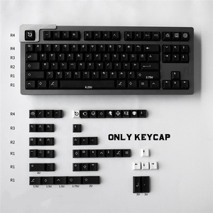 คีย์แคป <span class=keywords><strong>GMK</strong></span> สีดำ/น้ำเงิน แบบคาตาคานะ PBT โปรไฟล์เชอร์รี่ สำหรับสวิตช์เชอร์รี่ MX คีย์บอร์ดแบบกลไก DYE-SUB 61/64/87/96/104 เลยเอาท์ - Product Image 2